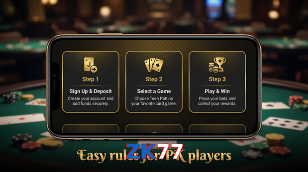 Game list for ZK77 game section