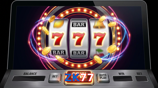Main screen of ZK77 slots page for PK players