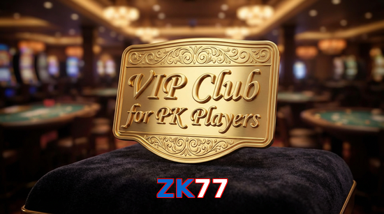 Main screen of ZK77 vip page for PK players